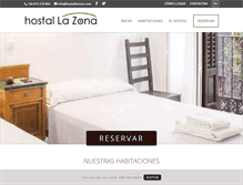 Tablet Screenshot of hostallazona.com